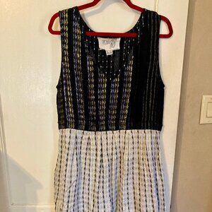 Ace & Jig sleeveless dress in Nile/Luxor, XL